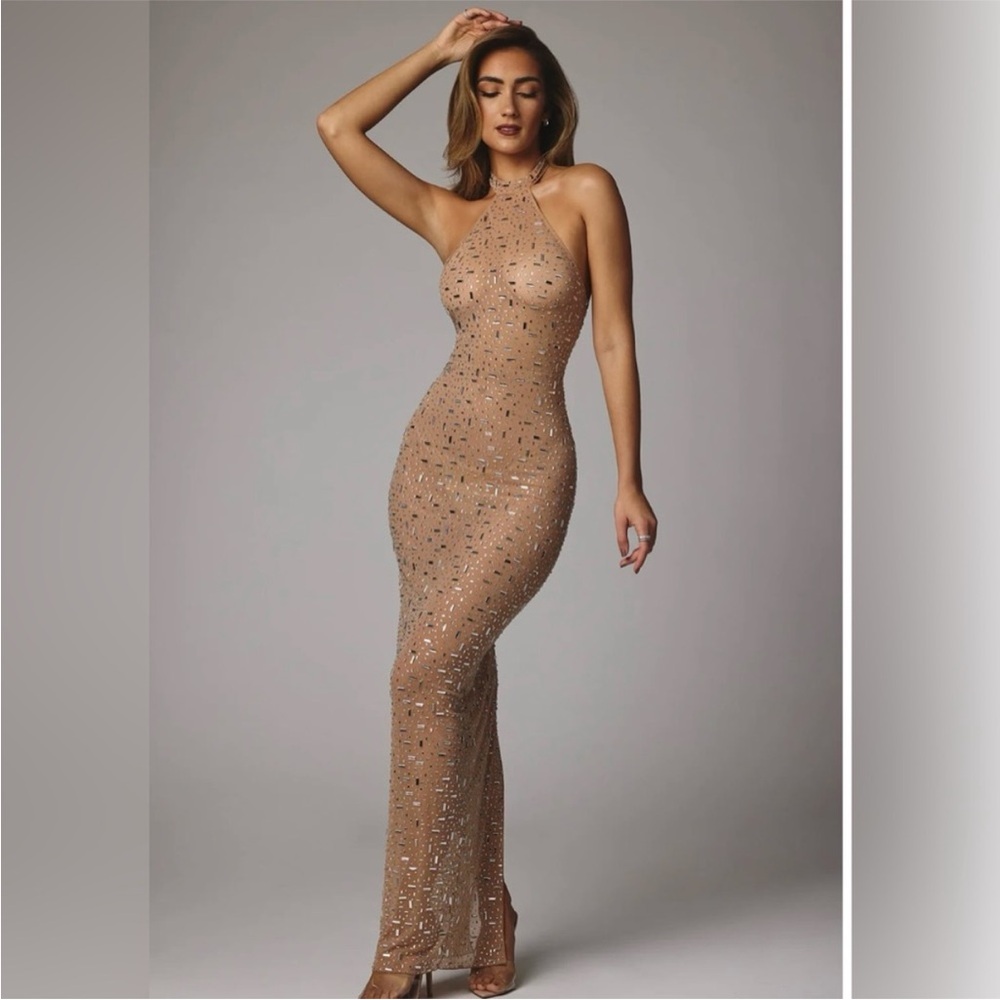 Oh Polly Sequin Maxi Dress, NWT ✨
